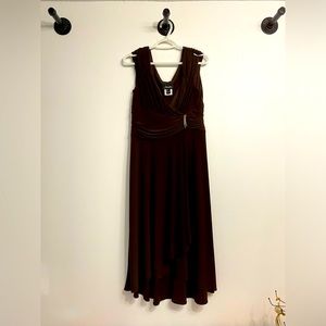 Rich Chocolate Brown Cocktail Dress
